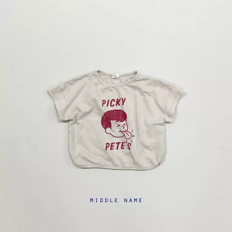 Middle Name - Korean Children Fashion - #fashionkids - Melong Tee - 5