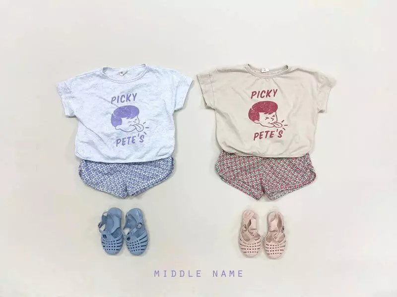 Middle Name - Korean Children Fashion - #kidsshorts - Melong Tee - 6