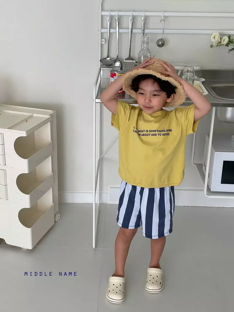 Middle Name - Korean Children Fashion - #kidsstore - Stripes Shorts - 4