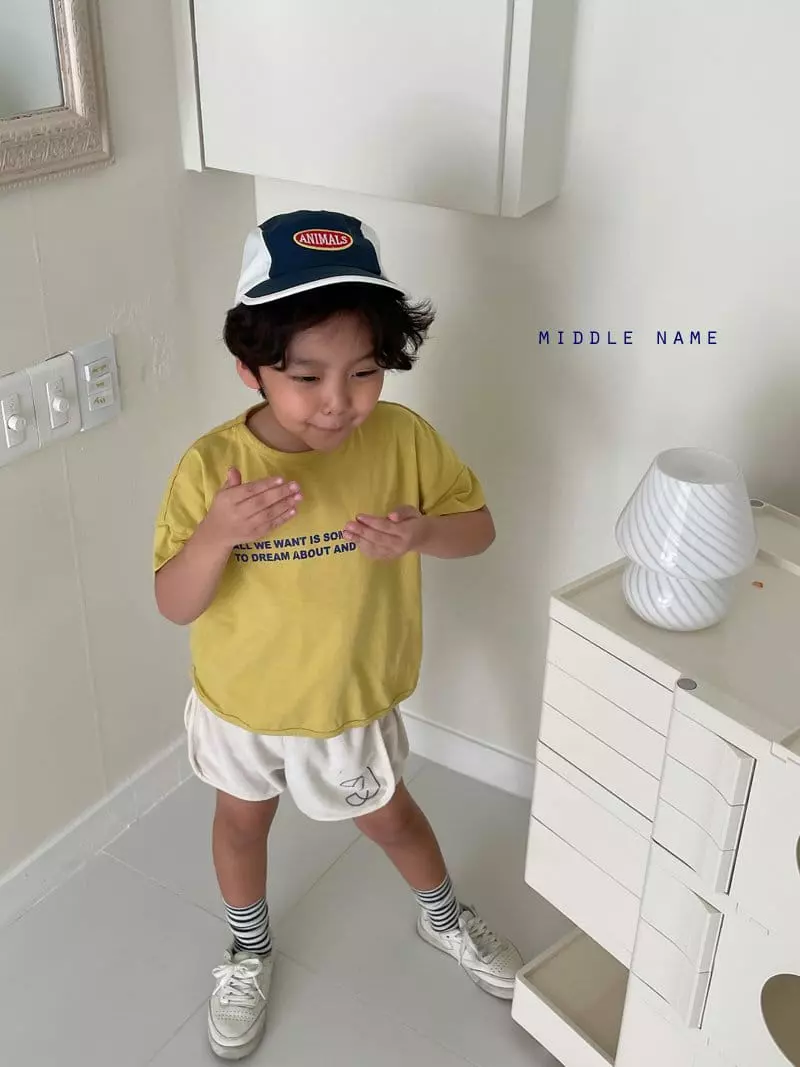 Middle Name - Korean Children Fashion - #littlefashionista - Terry Piping Shorts - 8