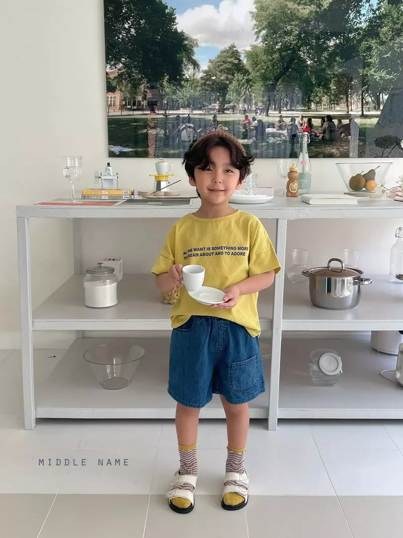 Middle Name - Korean Children Fashion - #magicofchildhood - Denim Shorts - 12