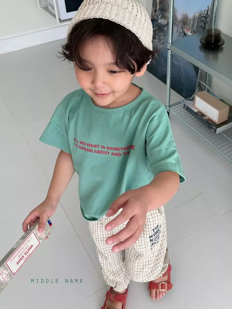 Middle Name - Korean Children Fashion - #prettylittlegirls - Lettering Tee - 10