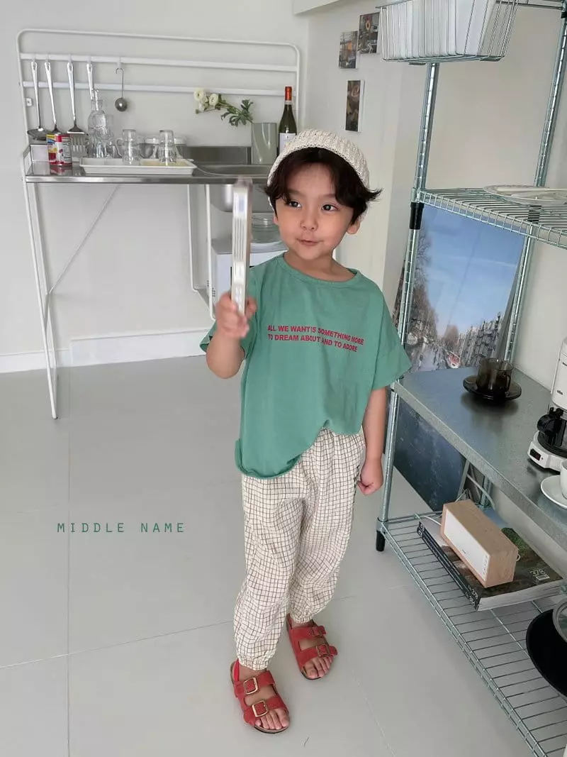 Middle Name - Korean Children Fashion - #todddlerfashion - Love Jogger Pants - 7