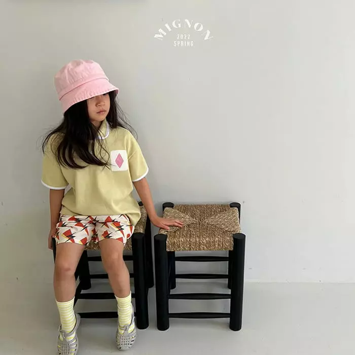 Mignon - Korean Children Fashion - #Kfashion4kids - Waffle Collar Tee - 7