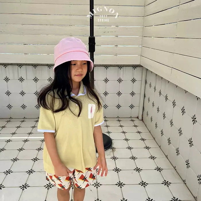 Mignon - Korean Children Fashion - #prettylittlegirls - Waffle Collar Tee - 11