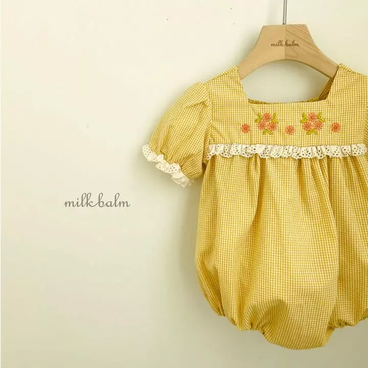Milk Balm - Korean Baby Fashion - #babyfever - Picnic Bodysuit