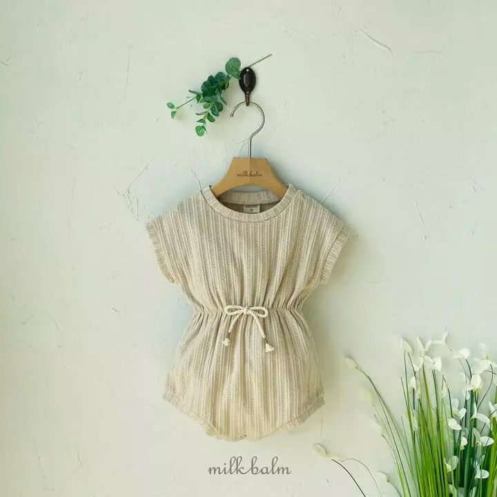 Milk Balm - Korean Baby Fashion - #babygirlfashion - Caramel Bodysuit - 3
