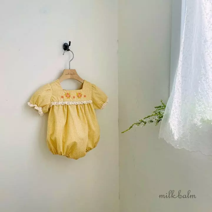 Milk Balm - Korean Baby Fashion - #babygirlfashion - Picnic Bodysuit - 2