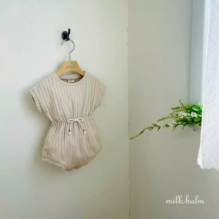 Milk Balm - Korean Baby Fashion - #babygirlfashion - Caramel Bodysuit - 4