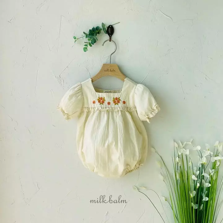Milk Balm - Korean Baby Fashion - #babylifestyle - Picnic Bodysuit - 3
