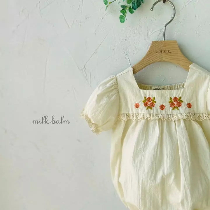 Milk Balm - Korean Baby Fashion - #babylifestyle - Picnic Bodysuit - 4