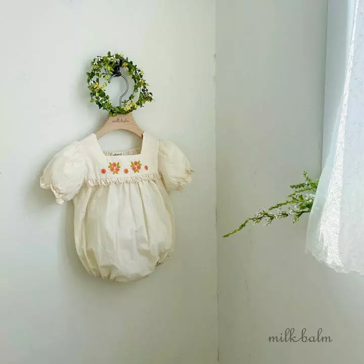Milk Balm - Korean Baby Fashion - #babyoutfit - Picnic Bodysuit - 6