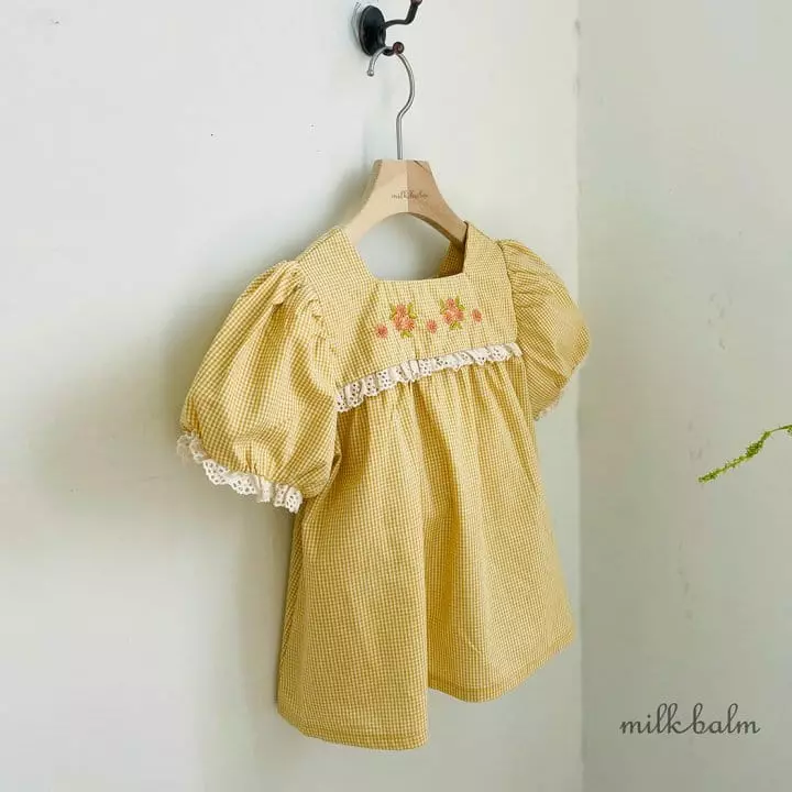Milk Balm - Korean Children Fashion - #kidzfashiontrend - Picnic Blouse - 4