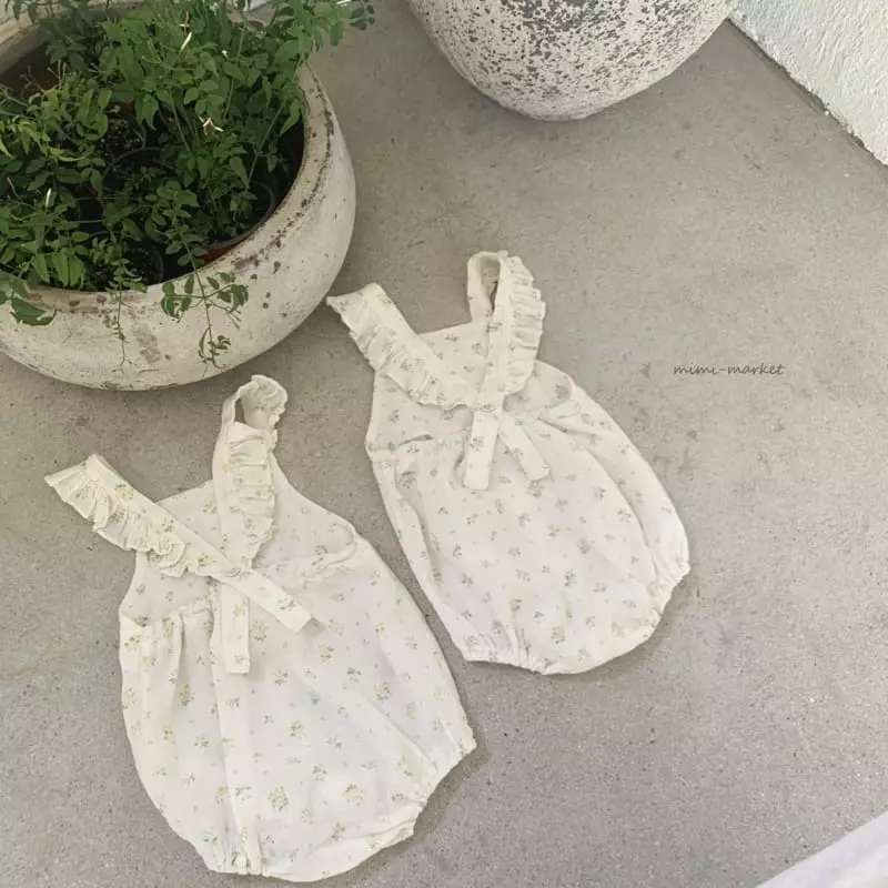 Mimi Market - Korean Baby Fashion - #babyboutiqueclothing - Joy Frill Bodysuit - 2