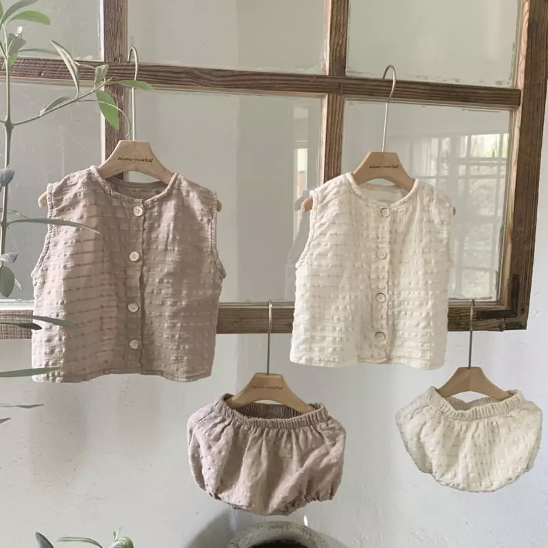 Mimi Market - Korean Baby Fashion - #babyclothing - Craker Top Bottom Set - 10