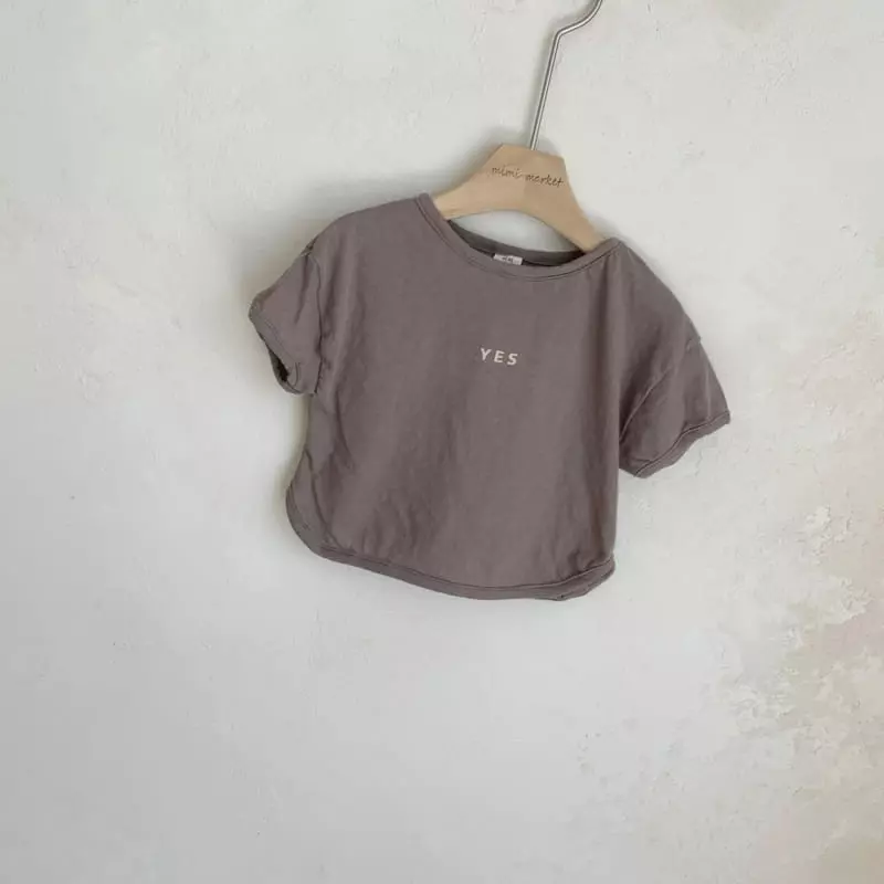 Mimi Market - Korean Baby Fashion - #babyfashion - Yes Piping Tee - 9