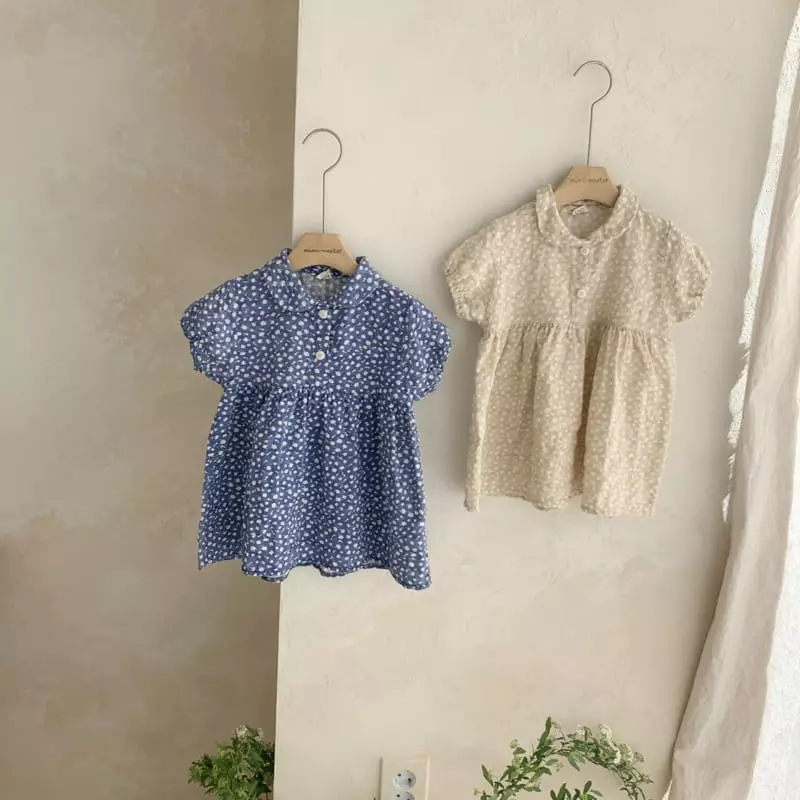 Mimi Market - Korean Baby Fashion - #babyfashion - Dami Collar One-piece - 6