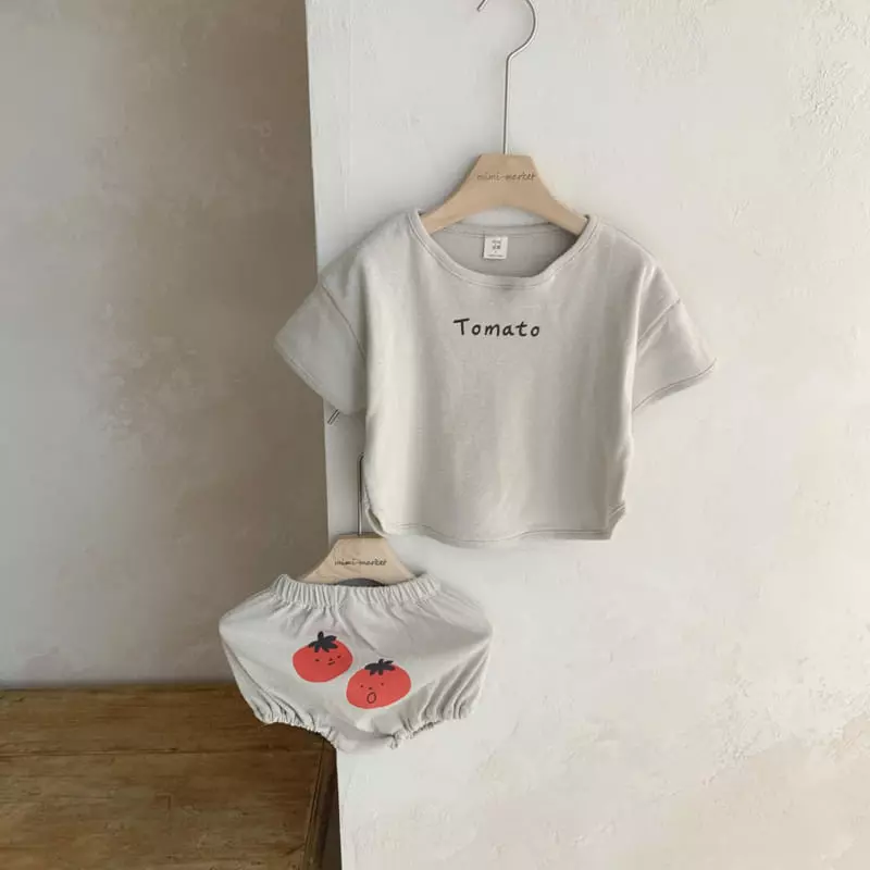 Mimi Market - Korean Baby Fashion - #babyfever - Tomato Top Bottom Set