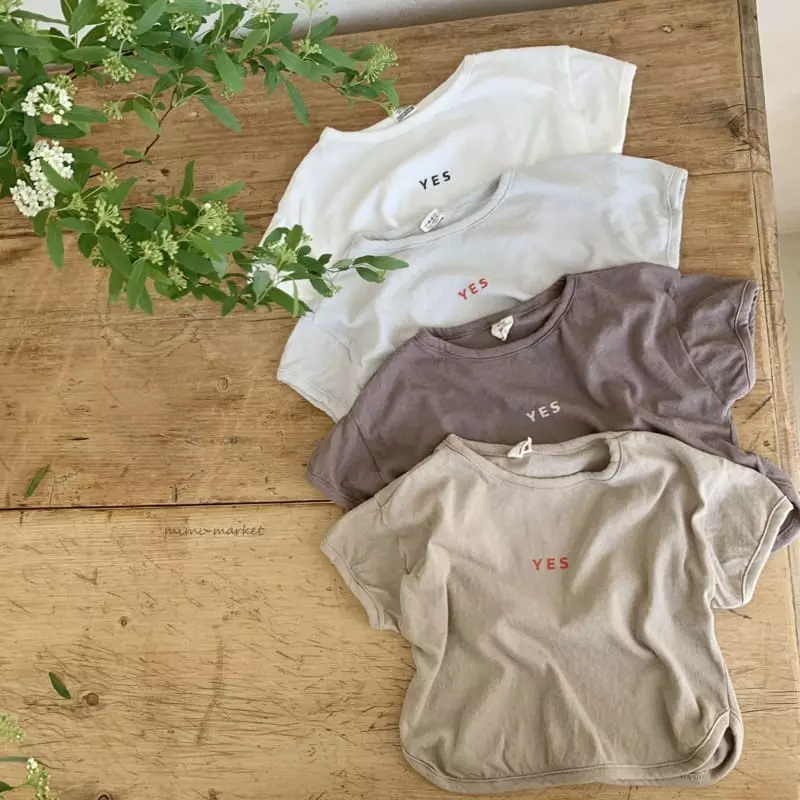 Mimi Market - Korean Baby Fashion - #babygirlfashion - Yes Piping Tee - 11