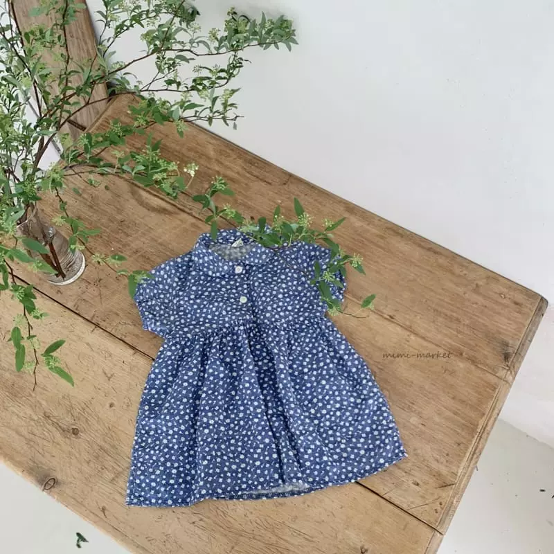 Mimi Market - Korean Baby Fashion - #babygirlfashion - Dami Collar One-piece - 8