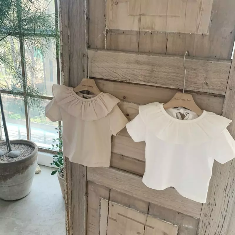 Mimi Market - Korean Baby Fashion - #babylifestyle - Mill Collar Tee - 2