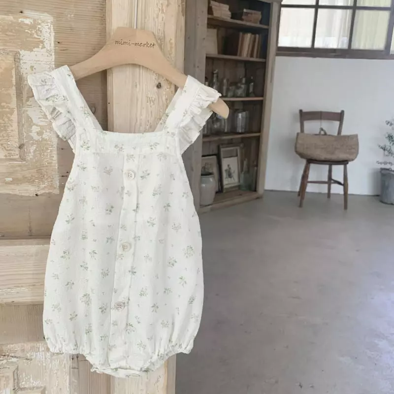 Mimi Market - Korean Baby Fashion - #babyoninstagram - Joy Frill Bodysuit - 8