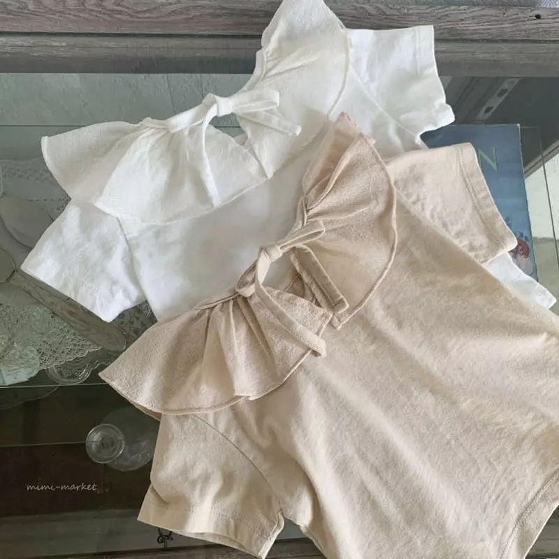Mimi Market - Korean Baby Fashion - #babyoninstagram - Mill Collar Tee - 4