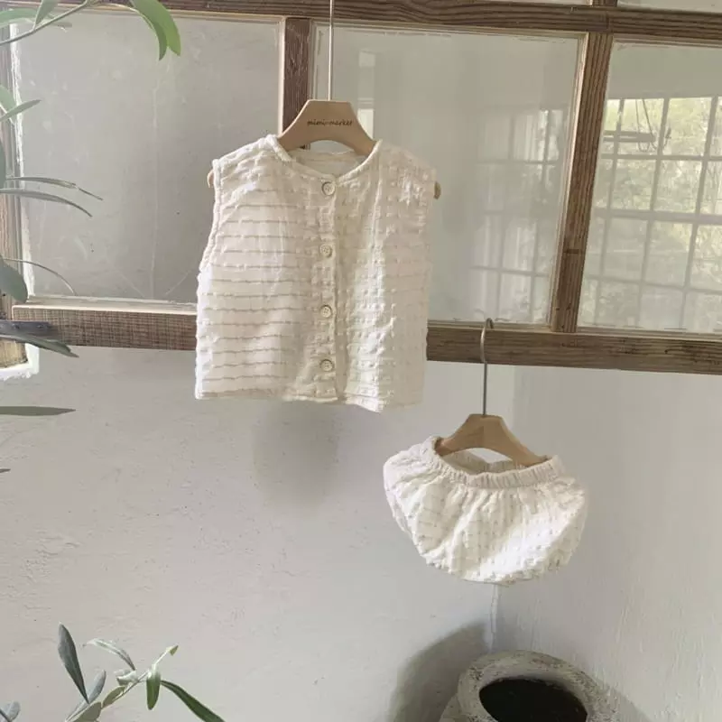 Mimi Market - Korean Baby Fashion - #babyootd - Craker Top Bottom Set