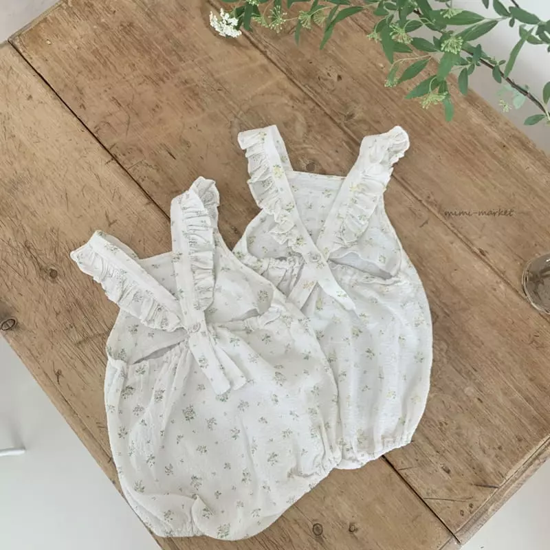Mimi Market - Korean Baby Fashion - #babyoutfit - Joy Frill Bodysuit - 10