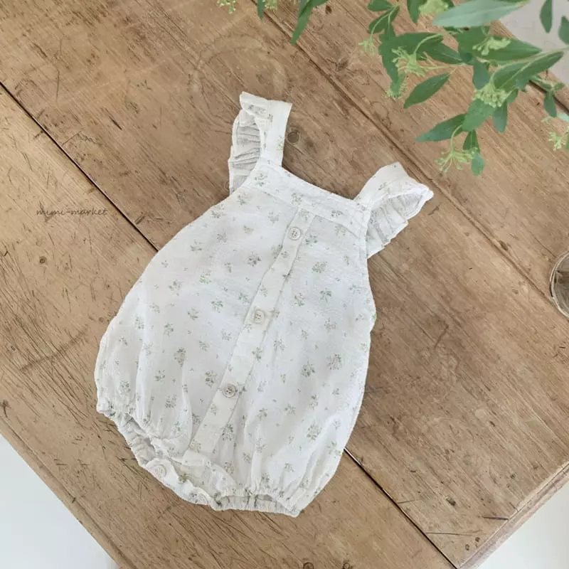 Mimi Market - Korean Baby Fashion - #babyoutfit - Joy Frill Bodysuit - 11