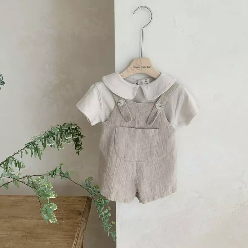 Mimi Market - Korean Baby Fashion - #babyoutfit - Suri Dungarees - 7