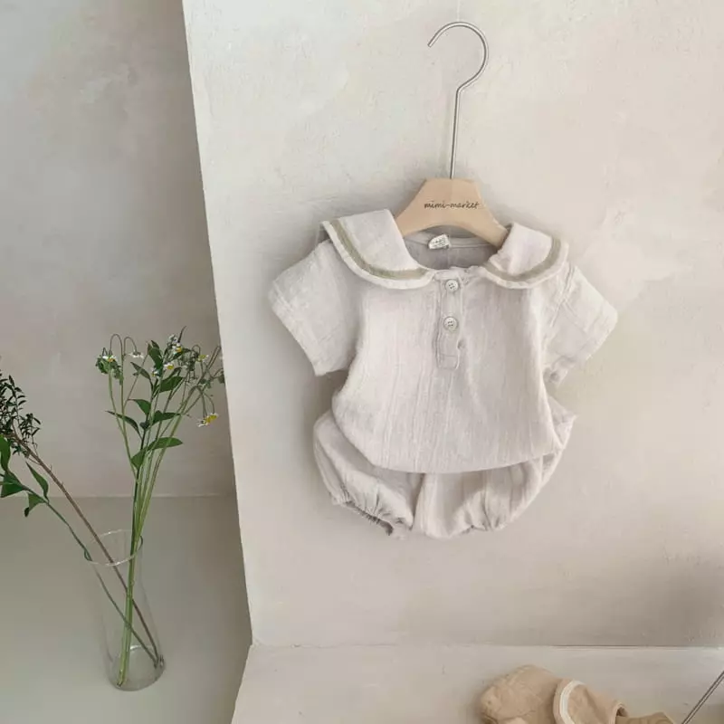 Mimi Market - Korean Baby Fashion - #babyootd - Suri Top Bottom Set - 4