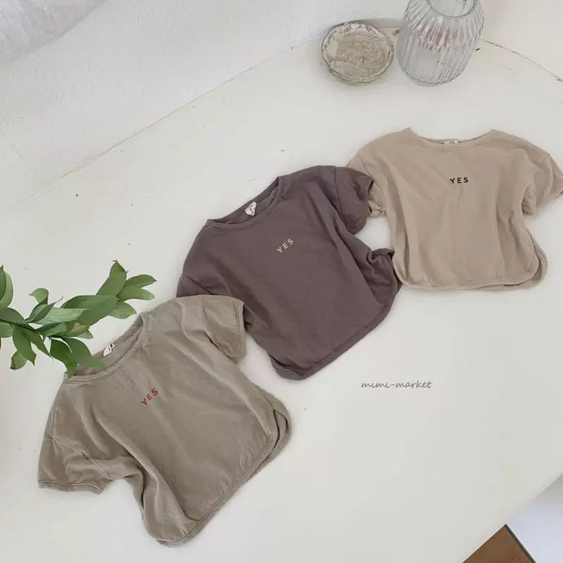 Mimi Market - Korean Baby Fashion - #onlinebabyboutique - Yes Piping Tee - 3