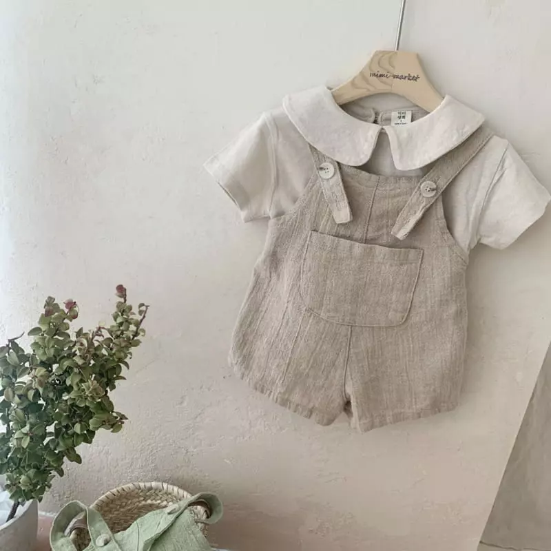 Mimi Market - Korean Baby Fashion - #onlinebabyboutique - Suri Dungarees - 10