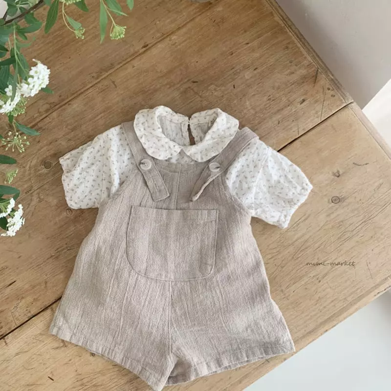 Mimi Market - Korean Baby Fashion - #onlinebabyshop - Suri Dungarees - 11