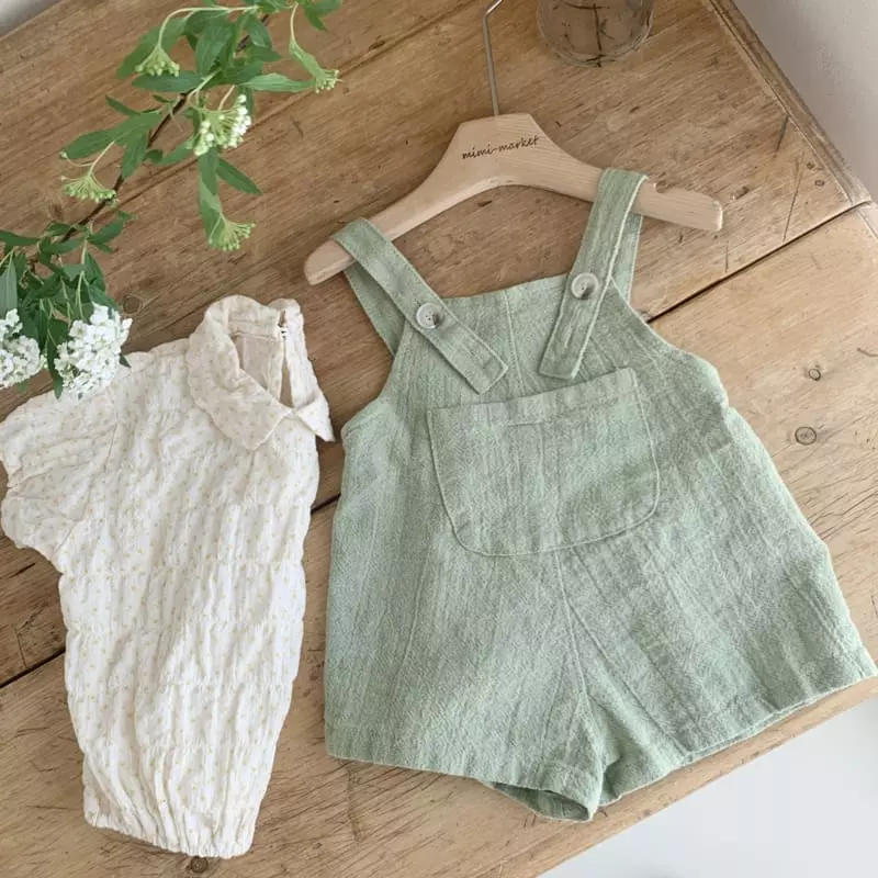Mimi Market - Korean Baby Fashion - #smilingbaby - Suri Dungarees - 12