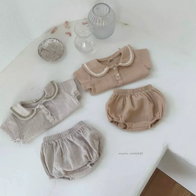 Mimi Market - Korean Baby Fashion - #smilingbaby - Suri Top Bottom Set - 9