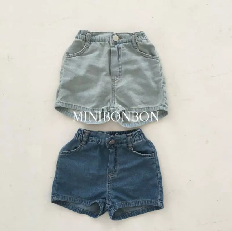 Mini Bongbong - Korean Children Fashion - #Kfashion4kids - Tom Denim Shorts