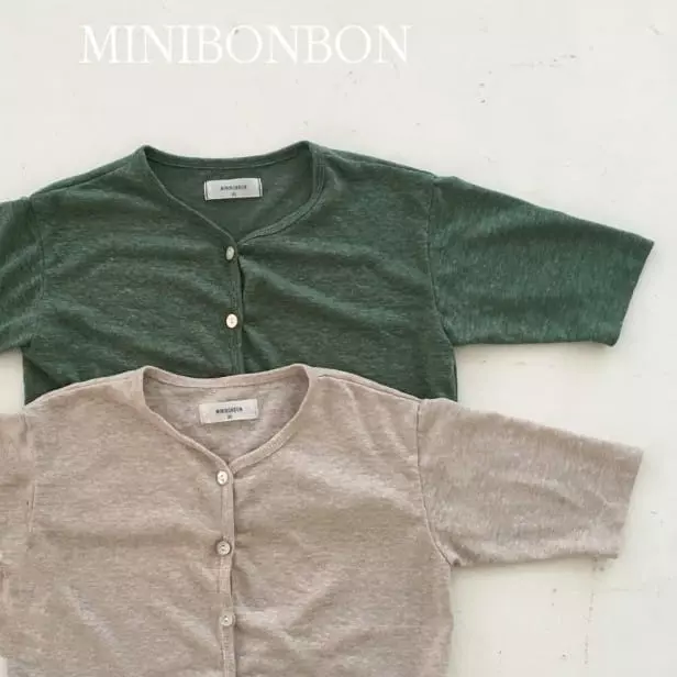 Mini Bongbong - Korean Children Fashion - #discoveringself - Woden Cardigan