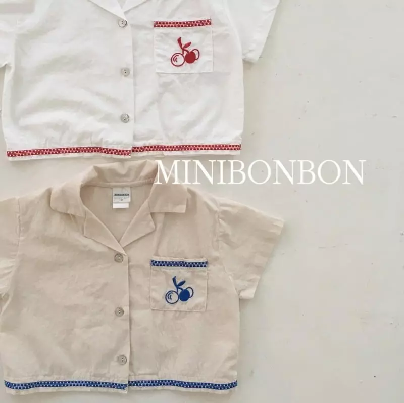 Mini Bongbong - Korean Children Fashion - #kidsstore - One Bite Shirt 
