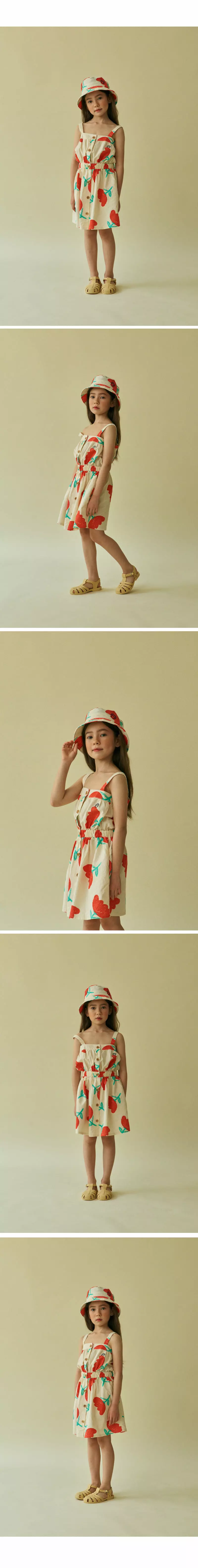 Mini Ps Market - Korean Children Fashion - #prettylittlegirls - Pick Flower All Over Over Hat - 2