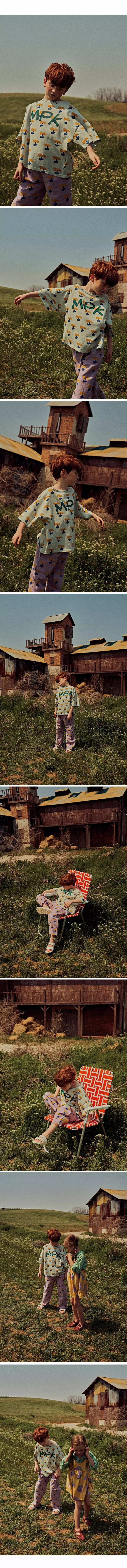 Mini Ps Market - Korean Children Fashion - #prettylittlegirls - Dandelion All Over Woven Pants - 2