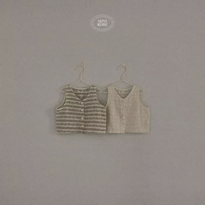 Mini Robe - Korean Baby Fashion - #babyboutique - Bebe Bon Jovi Vest - 5
