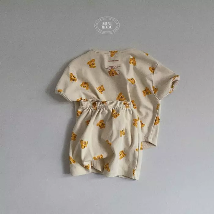 Mini Robe - Korean Baby Fashion - #babyboutique - Bebe Monchi Tee - 3