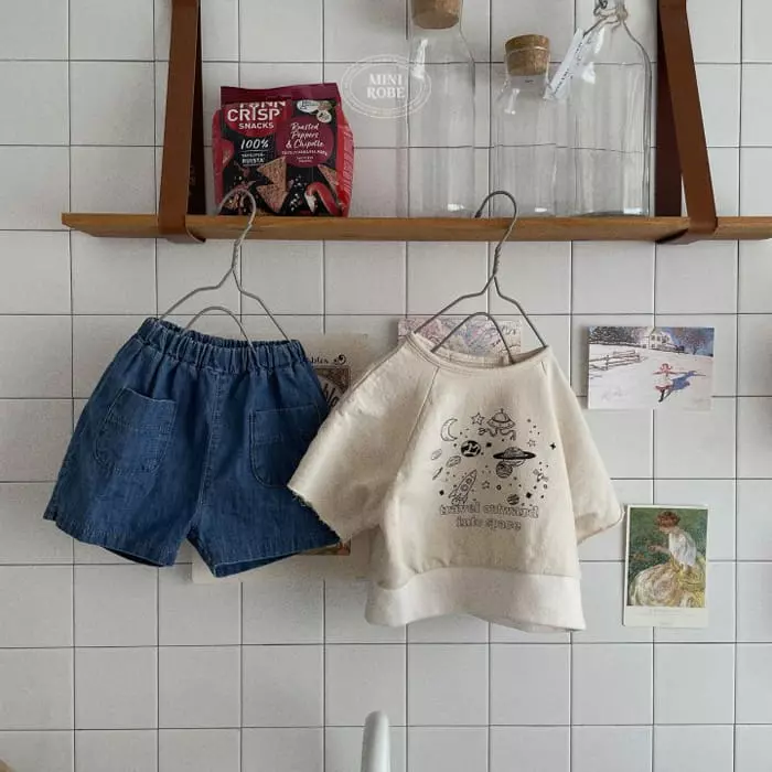 Mini Robe - Korean Baby Fashion - #babyboutique - Bebe Space Sweatshirt - 12