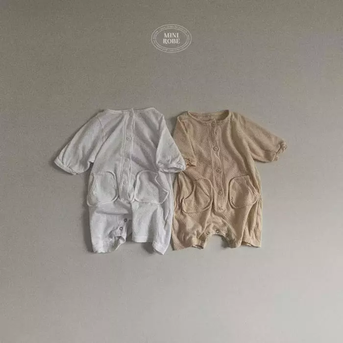Mini Robe - Korean Baby Fashion - #babyboutique - Bebe Organic Bodysuit - 5