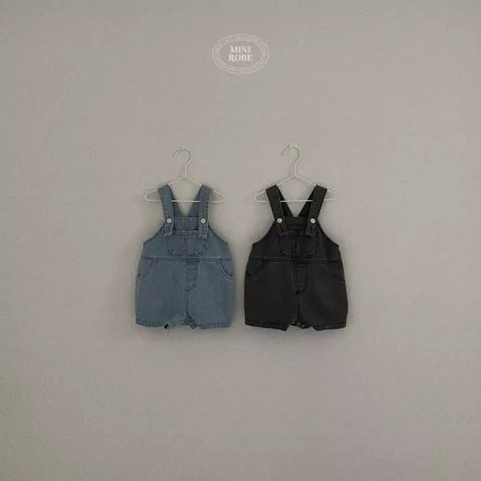 Mini Robe - Korean Baby Fashion - #babyboutique - Bebe Denim Dungarees