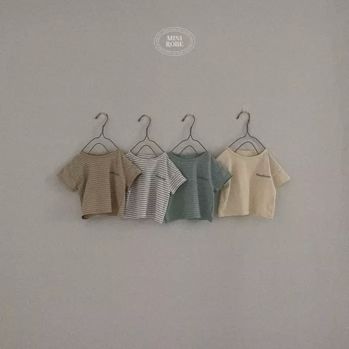 Mini Robe - Korean Baby Fashion - #babyboutique - Bebe simple Tee - 7