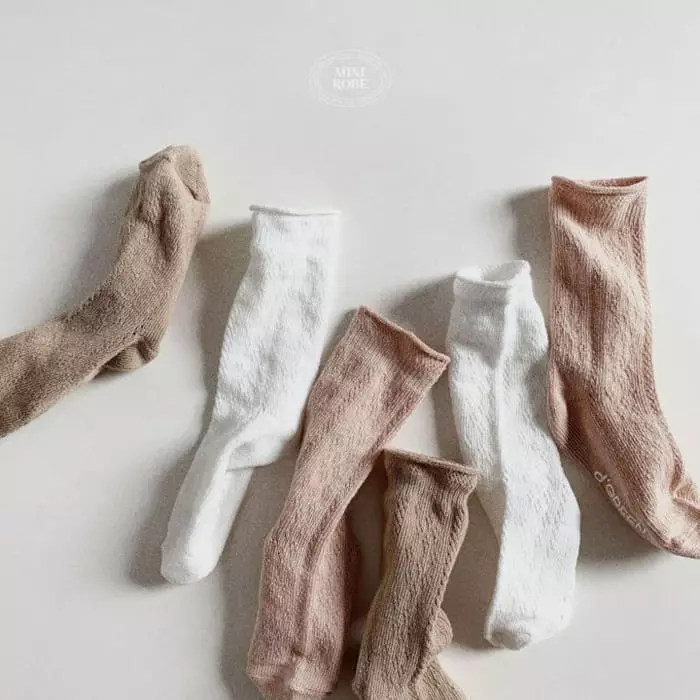Mini Robe - Korean Baby Fashion - #babyboutiqueclothing - Bebe Floral Socks Set