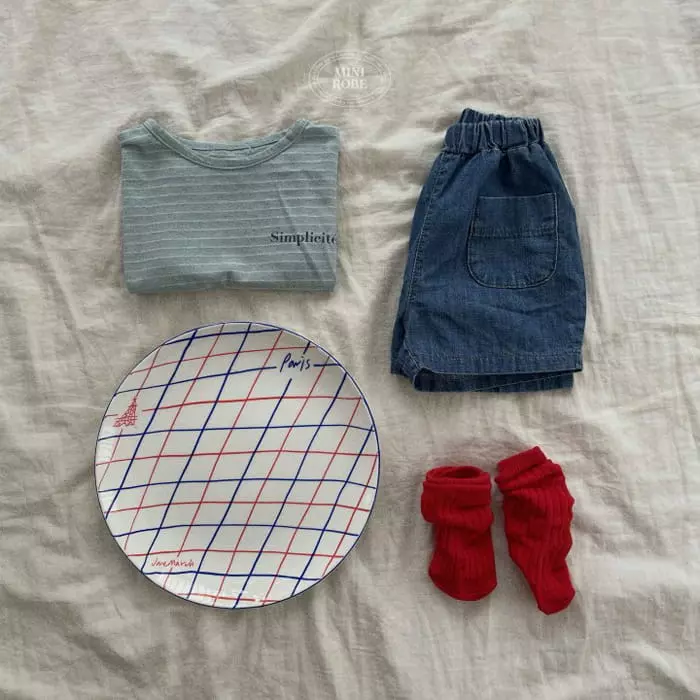 Mini Robe - Korean Baby Fashion - #babyboutiqueclothing - Bebe Denim Shorts - 9